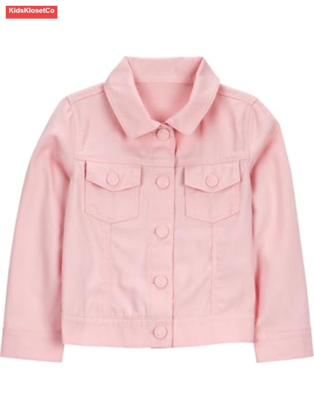Toddler Girls Denim Jacket with Snaps
